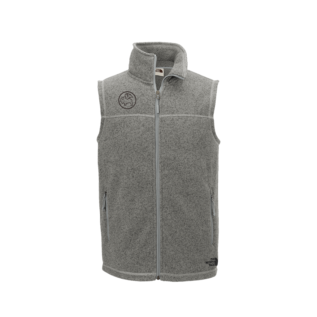 North face grey vest sales