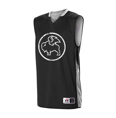 Black White Alleson Athletic Single Ply Reversible Jersey