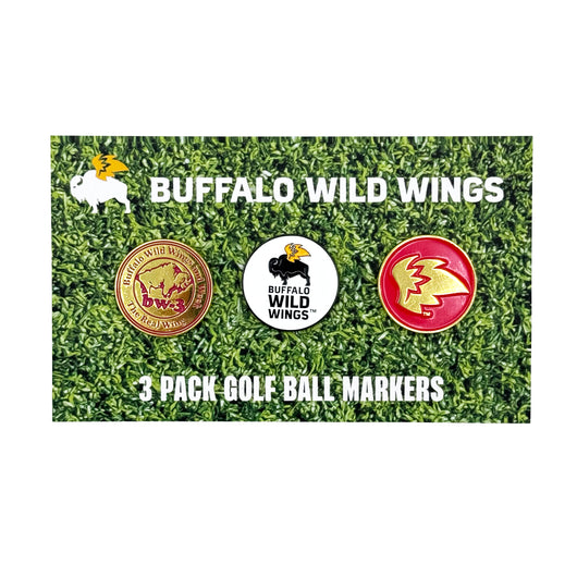 3 Golf Ball Markers - 3 pk